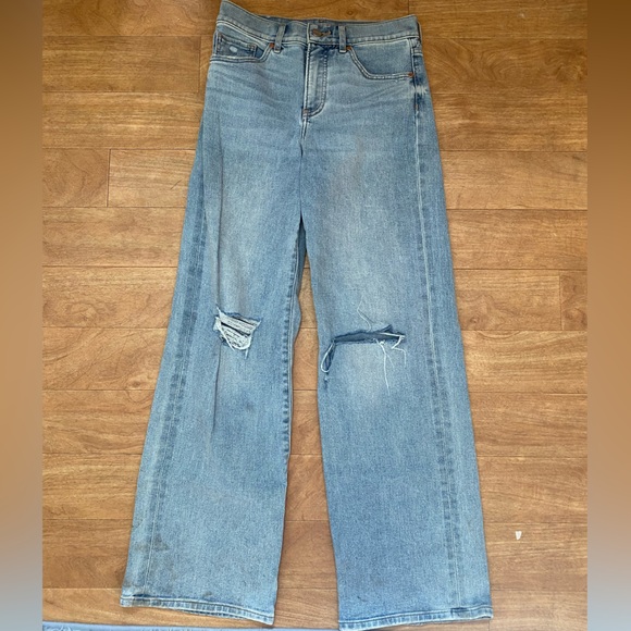 Express Denim - Express High Rise Wide Leg Jean